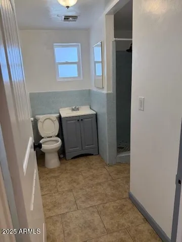 a room with a washer and dryer