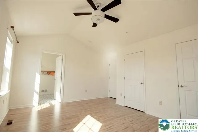 a view of an empty room