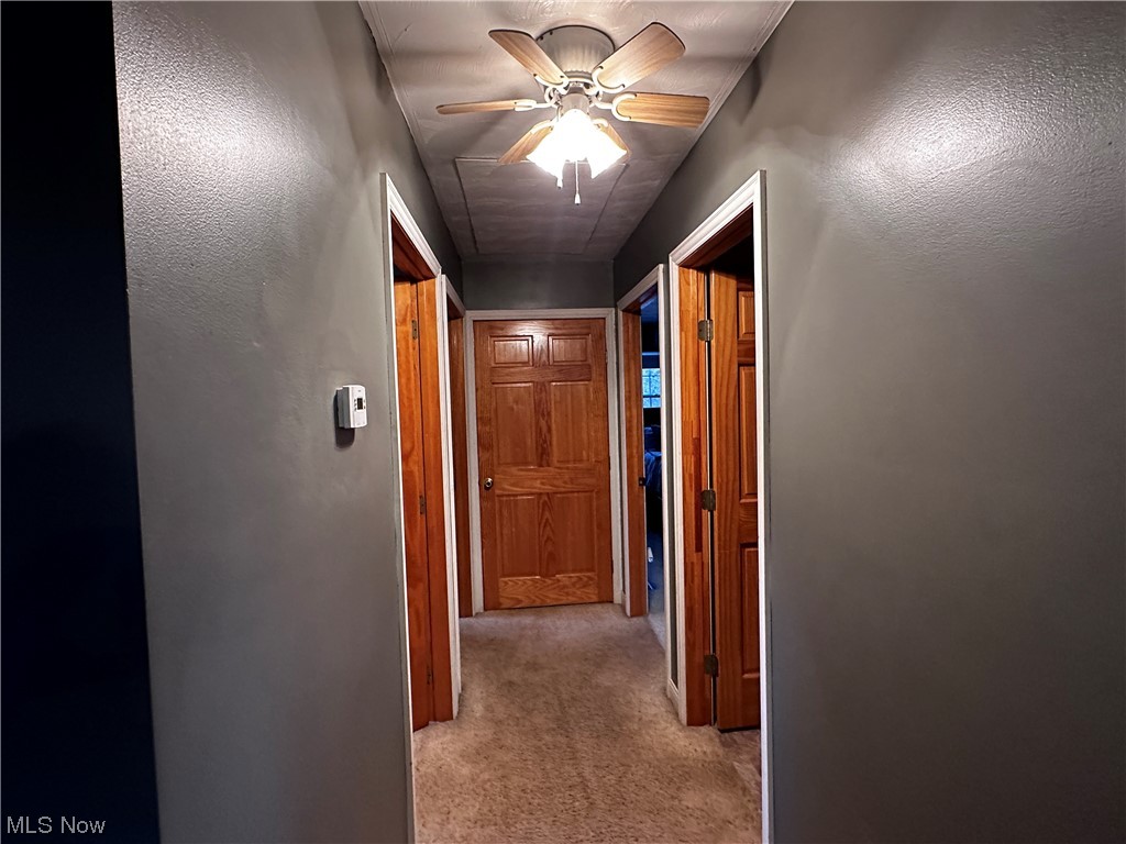 50748 Shenandoah Road Caldwell, OH 43724 - Photo 11 of 43 Hallway featuring light colored carpet