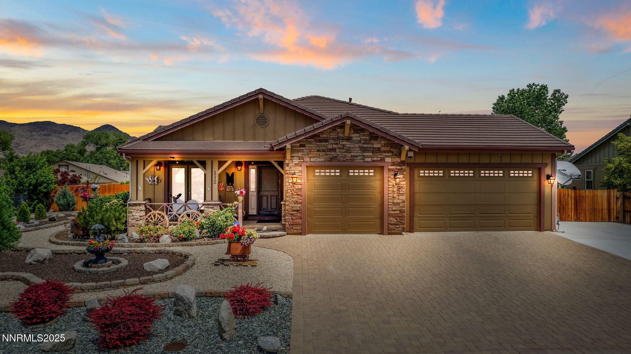 112 Eagle Brook Lane Dayton, NV 89403 - Photo 2 of 48 a front view of a house with yard