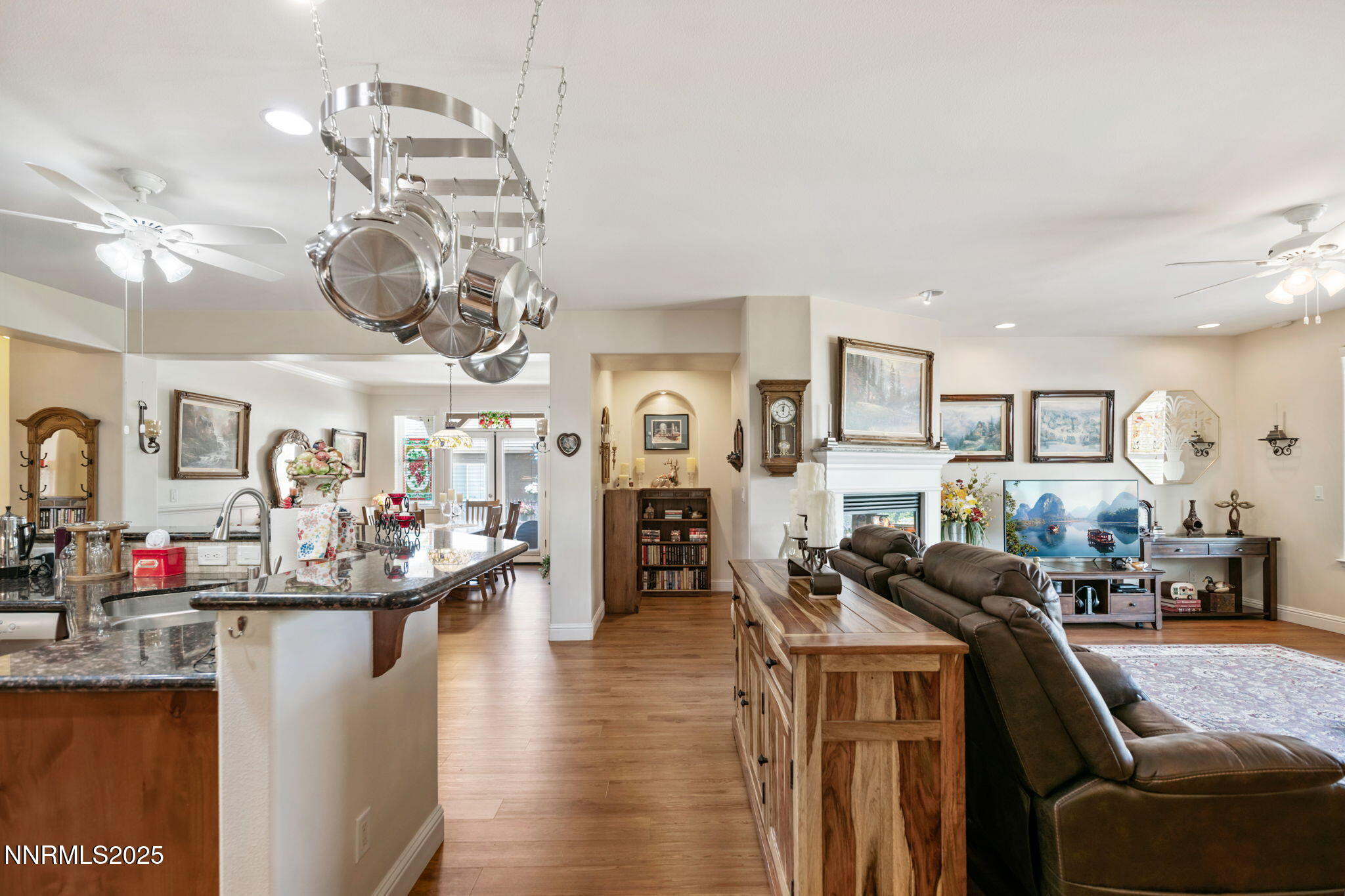 112 Eagle Brook Lane Dayton, NV 89403 - Photo 31 of 48 a living room with furniture and wooden floor