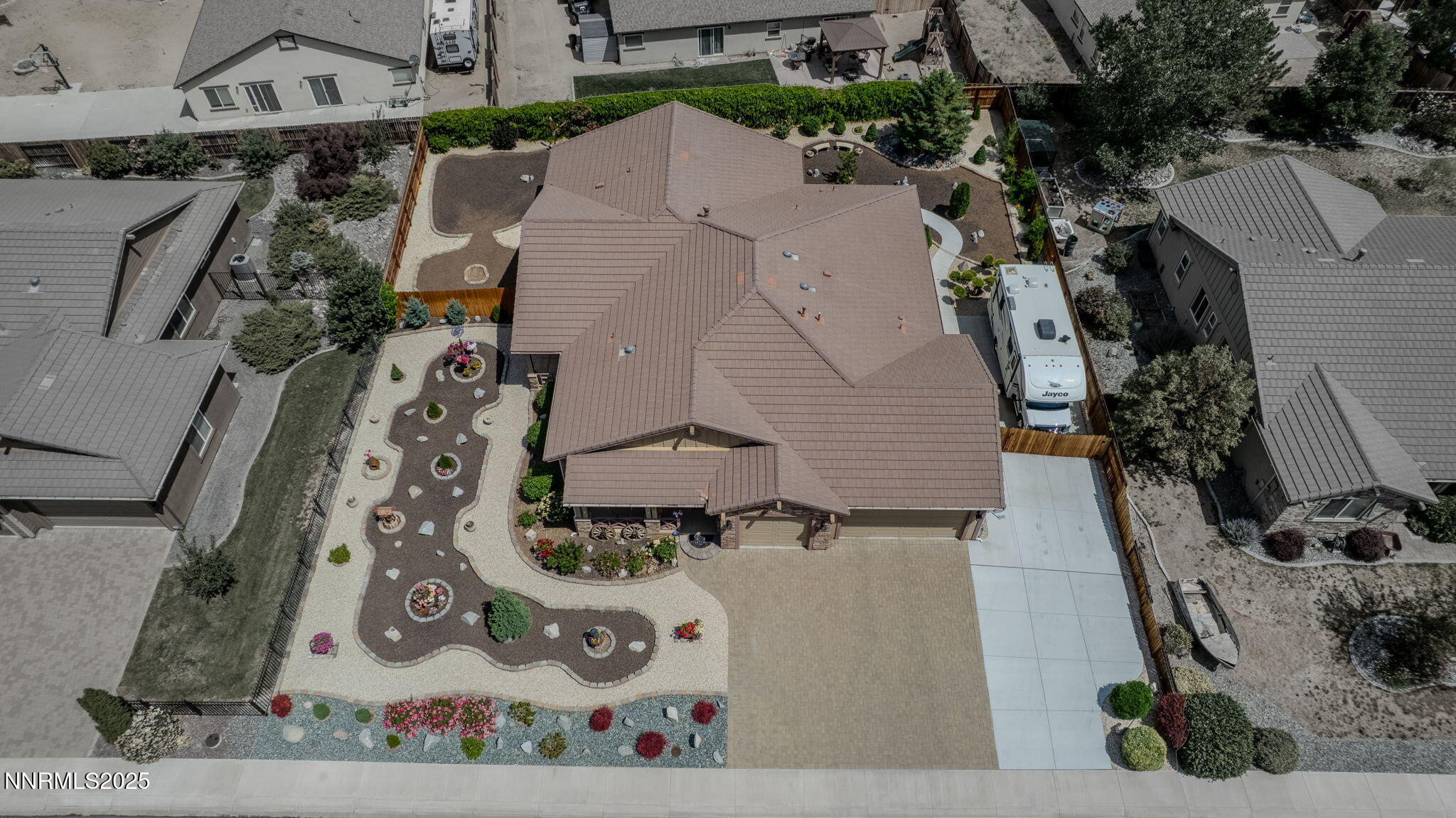 112 Eagle Brook Lane Dayton, NV 89403 - Photo 5 of 48 an aerial view of a house with a yard