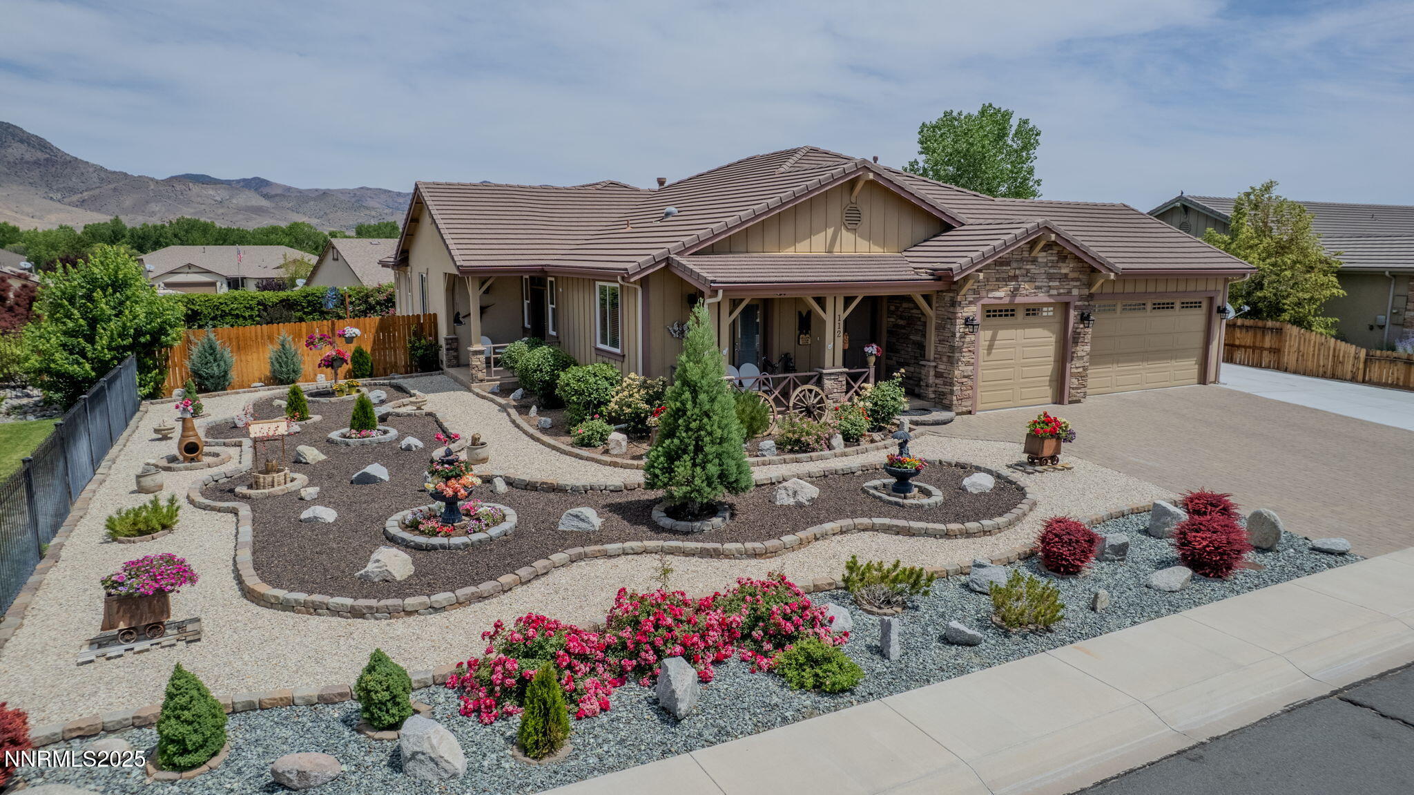 112 Eagle Brook Lane Dayton, NV 89403 - Photo 6 of 48 an aerial view of a house with a yard