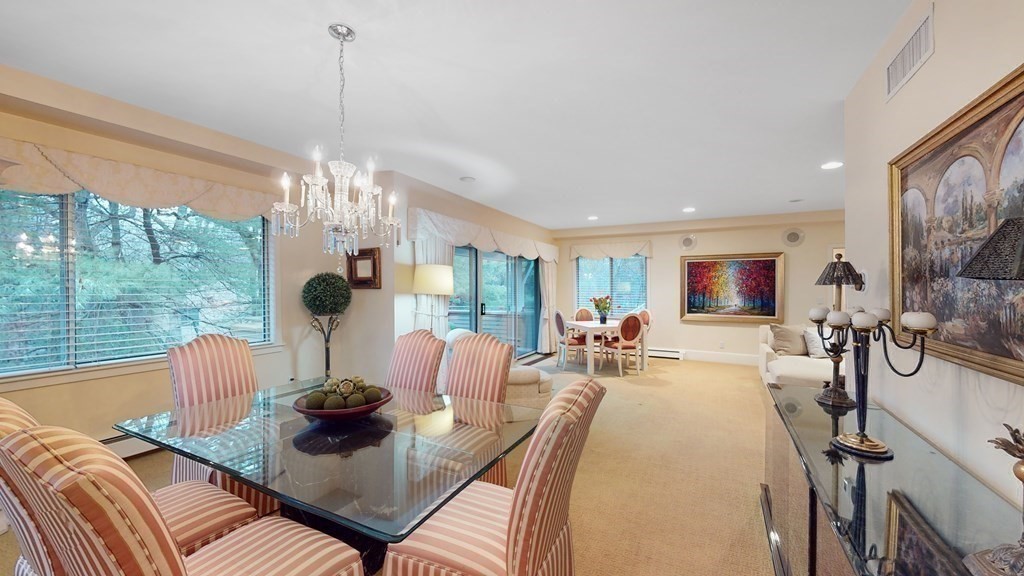 206 Allandale Road, Unit 2D Boston, MA 02467 - Photo 24 of 39 a view of a dining room and livingroom view