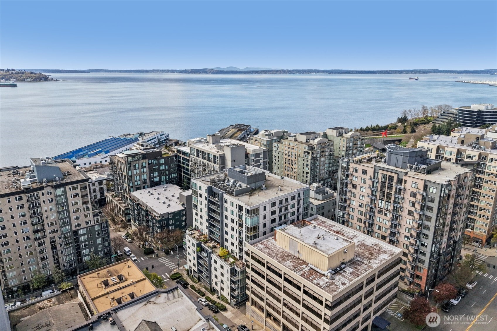 76 Cedar Street, Unit S1005 Seattle, WA 98121 - Photo 23 of 30 a view of a city with ocean