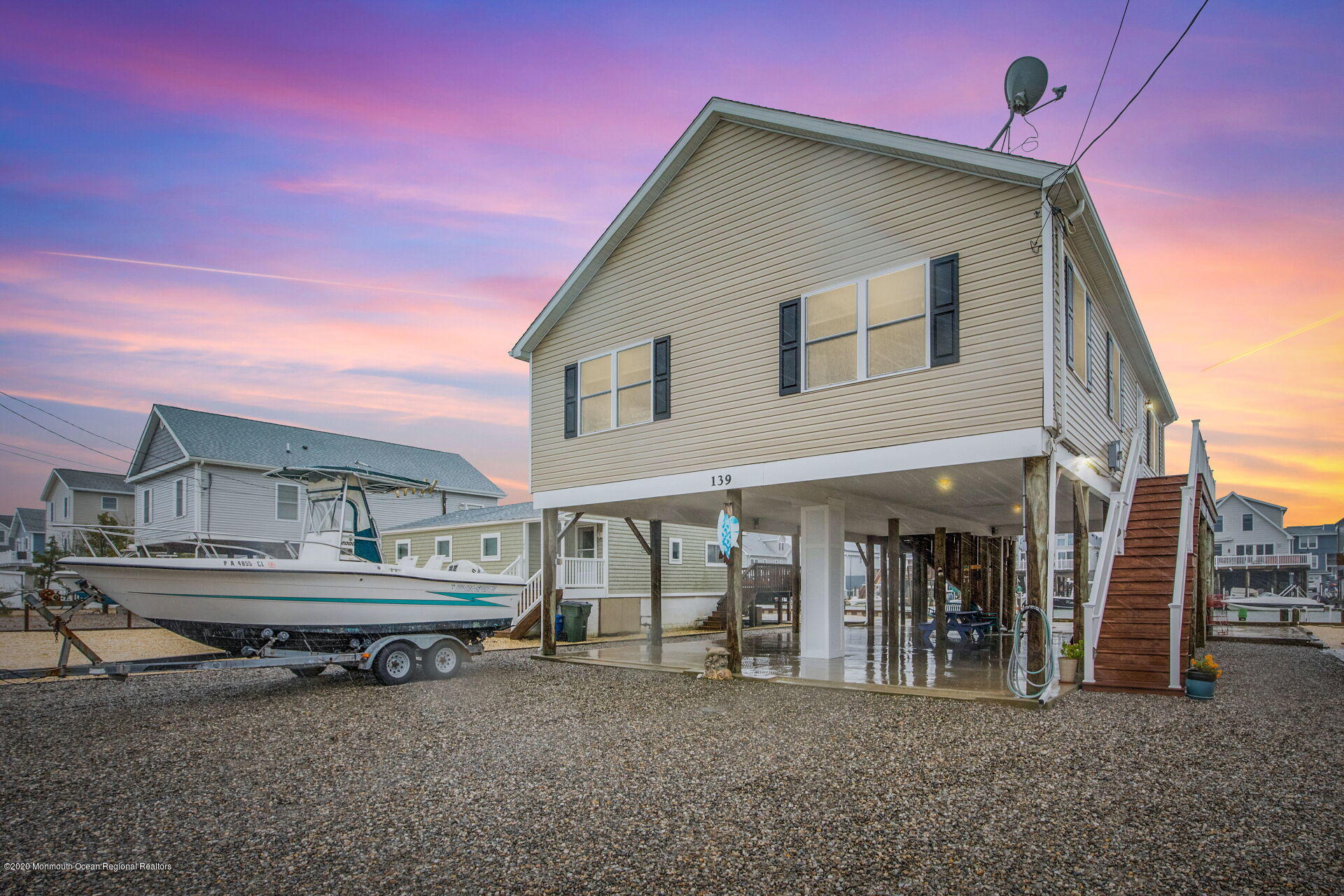 139 Flamingo Road Tuckerton, NJ 08087 - Photo 1 of 22 a view of a house with a balcony and roof