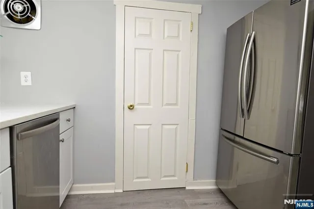 a room with table and chairs