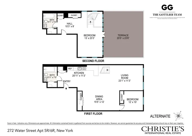 $1,995,000 | 272 Water Street, Unit 5R/6R | Financial District