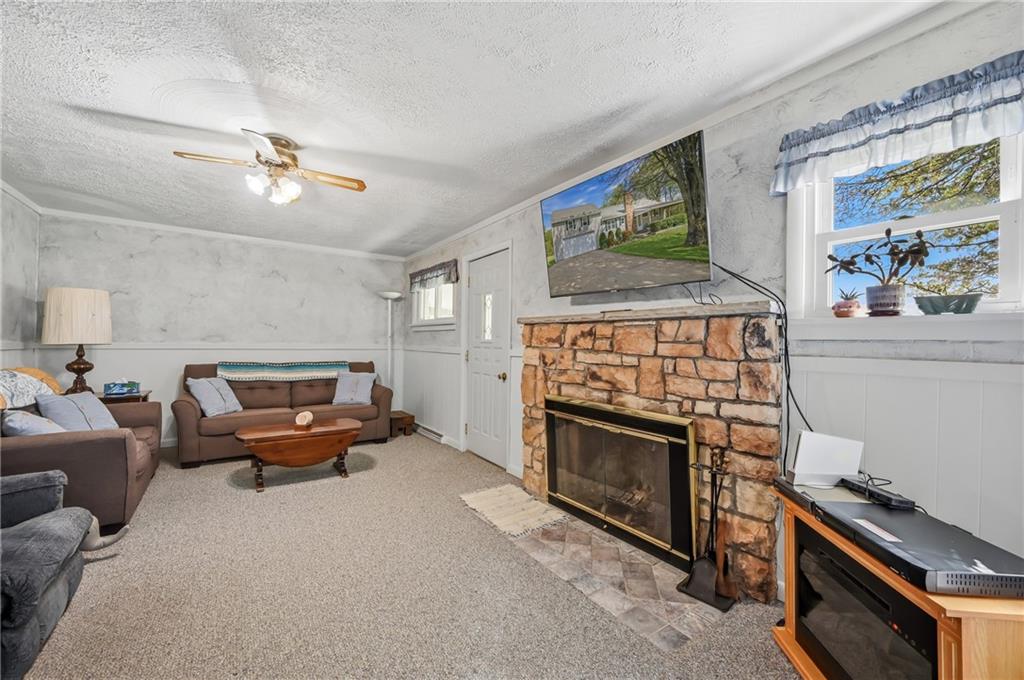 2818 Leesburg-Volant Road Volant, PA 16156 - Photo 10 of 46 Living Room, entry, fire place