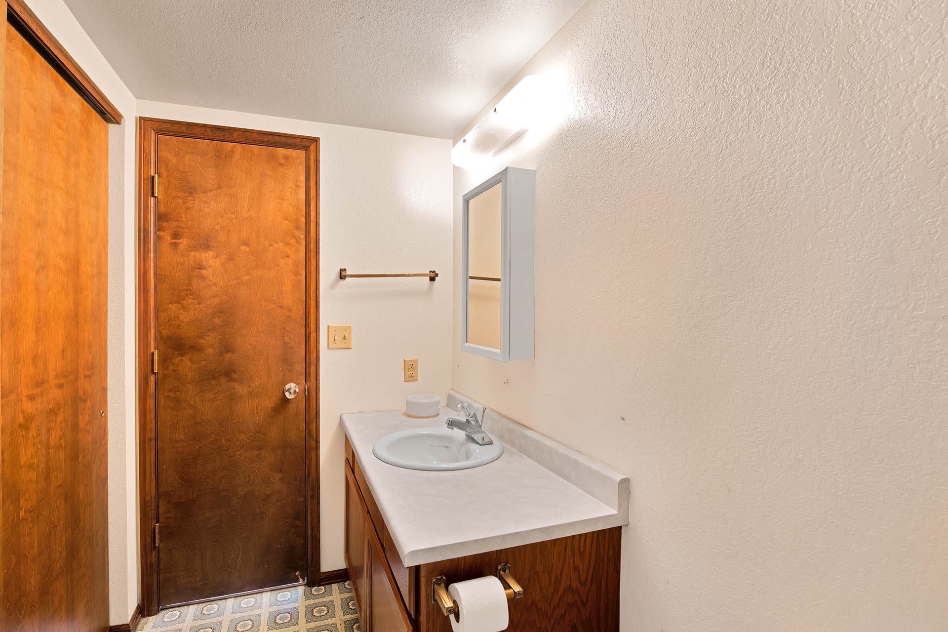 1041 South 16 1/2 Road Glade Park, CO 81523 - Photo 20 of 42 a bathroom with a sink and a mirror