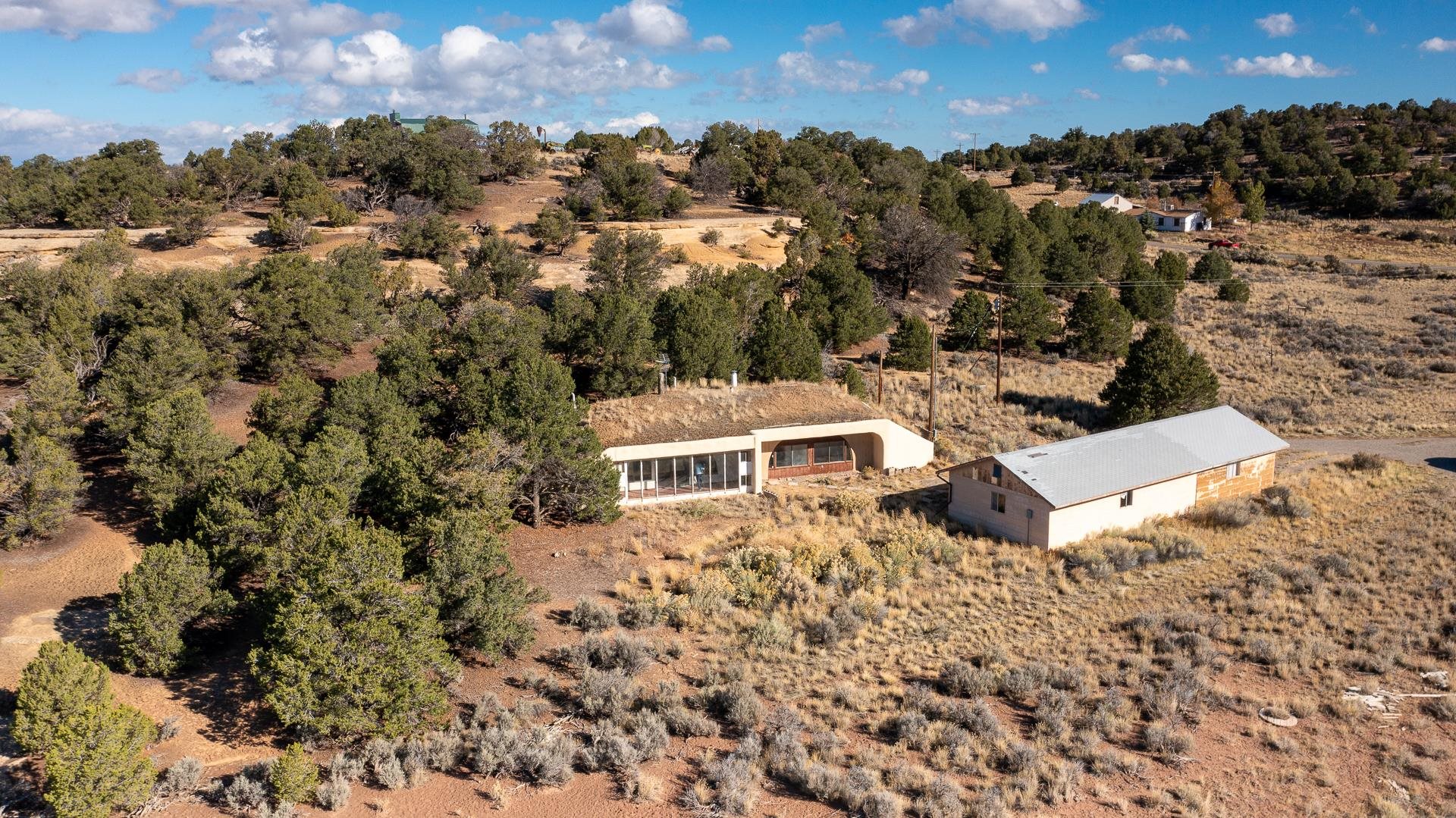 1041 South 16 1/2 Road Glade Park, CO 81523 - Photo 30 of 42 an aerial view of house with yard and mountain view in back
