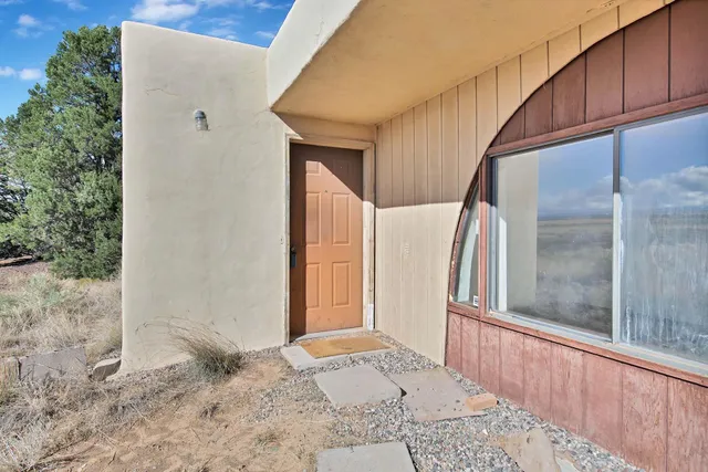 a view of front door