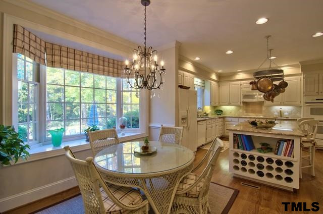 3822 Northampton Road Durham, NC 27707 - Photo 7 of 25 Sunny breakfast area with bay window is perfect for morning coffee. Breakfast Area