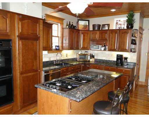 43 Ralston Place Mt. Lebanon, PA 15216 - Photo 8 of 18 Kitchen. GRANITE COUNTERTOPS, DOUBLE OVENS, JENNAIRE COOK TOP, CENTER ISLAND & CHERRY CABINETRY