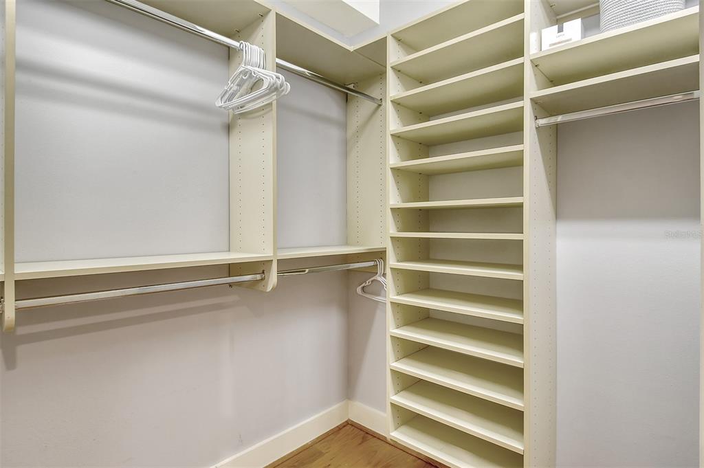 1350 Main Street, Unit 903 Sarasota, FL 34236 - Photo 27 of 71 a view of walk in closet with empty racks