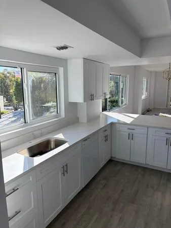 a house view with a garden space
