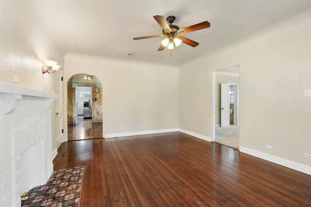 6025 Lewis Street Dallas, TX 75206 - Photo 11 of 37 wooden floor in an empty room with a window