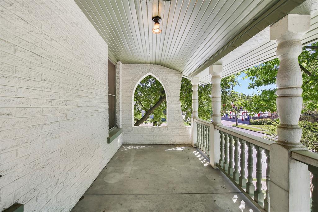 6025 Lewis Street Dallas, TX 75206 - Photo 35 of 37 a view of a porch with wooden floor