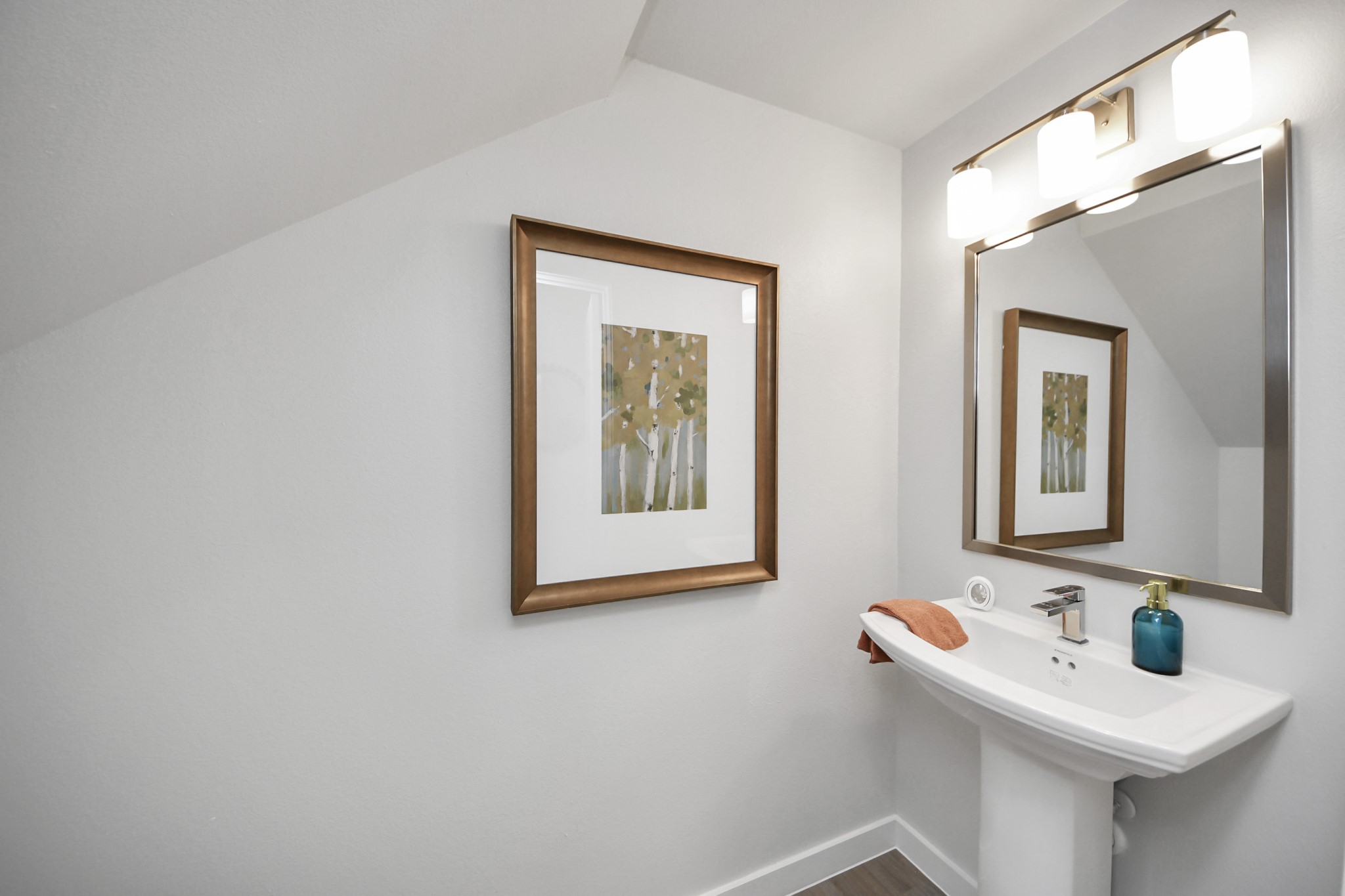 7306 Corey Rushing Lane Richmond, TX 77407 - Photo 14 of 50 a bathroom with a sink and a mirror