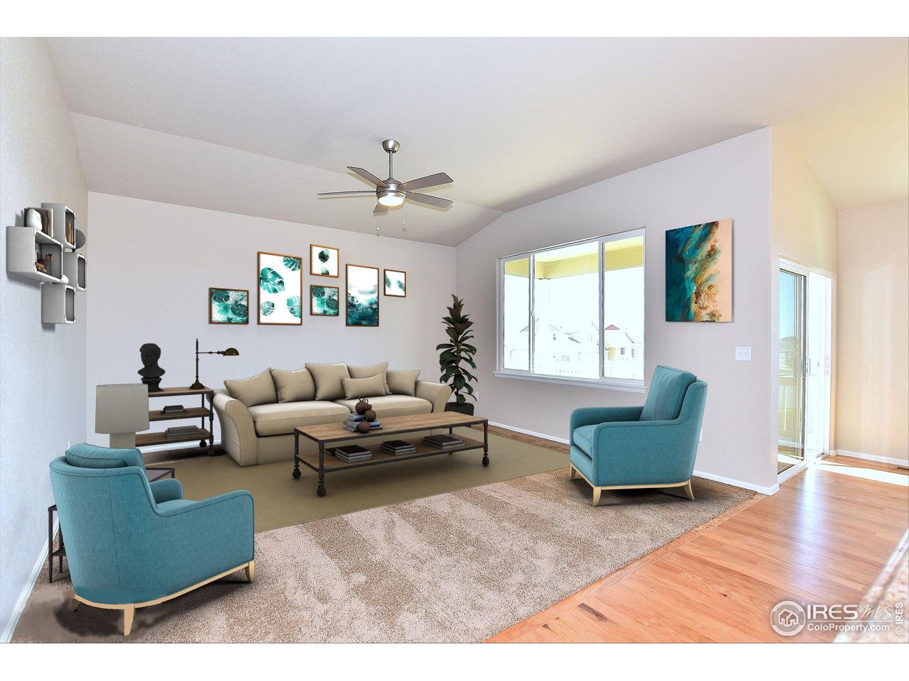 623 86th Avenue Greeley, CO 80634 - Photo 4 of 38 a living room with furniture and a large window