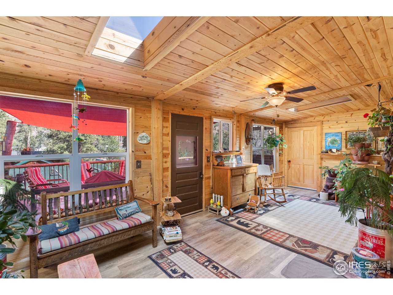 428 Rustic Road Bellvue, CO 80512 - Photo 9 of 39 Four Seasons Room With Skylights