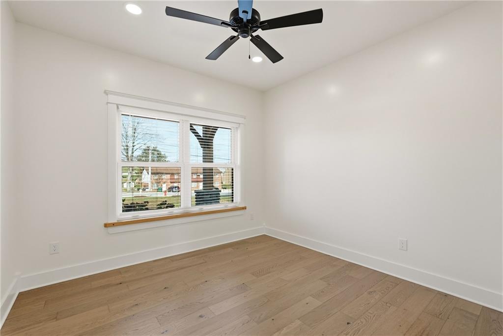 4844 Lucerne Road Indiana, PA 15701 - Photo 25 of 39 an empty room with a window and a ceiling fan