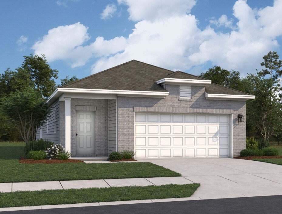 9469 Beryl Lane Conroe, TX 77303 - Photo 1 of 12 a front view of a house with a garden