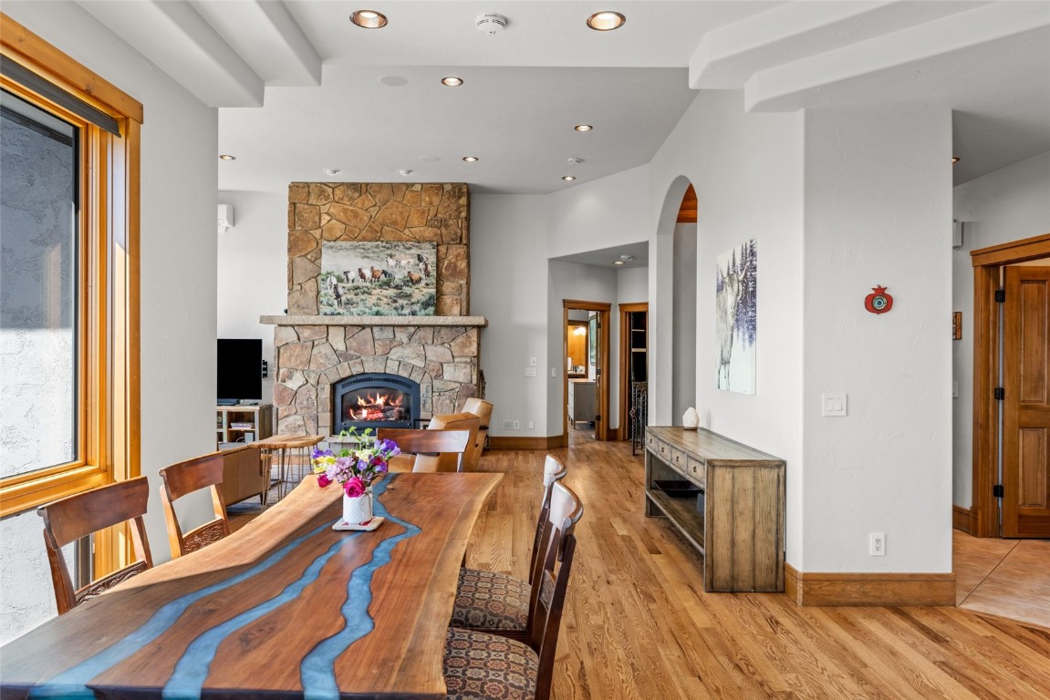 44300 Diamondback Way Steamboat Springs, CO 80487 - Photo 12 of 49 a living room with furniture and a fireplace