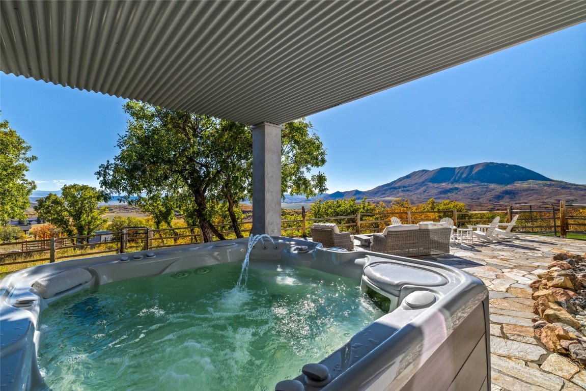 44300 Diamondback Way Steamboat Springs, CO 80487 - Photo 36 of 49 a view of a backyard with a garden