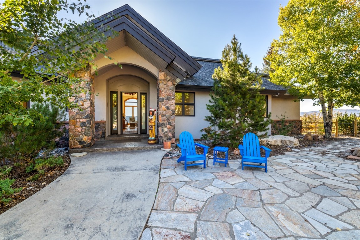 44300 Diamondback Way Steamboat Springs, CO 80487 - Photo 6 of 49 a view of outdoor space with seating area and furniture