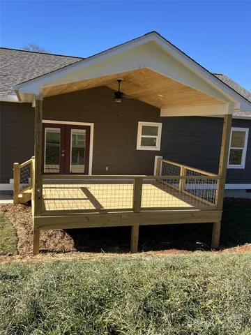 a view of house with front door