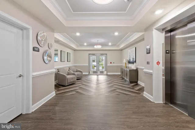 a view of a bathroom from a hallway
