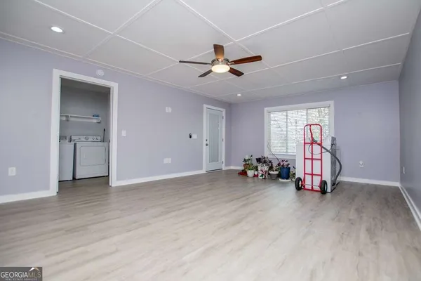 a view of a roof deck