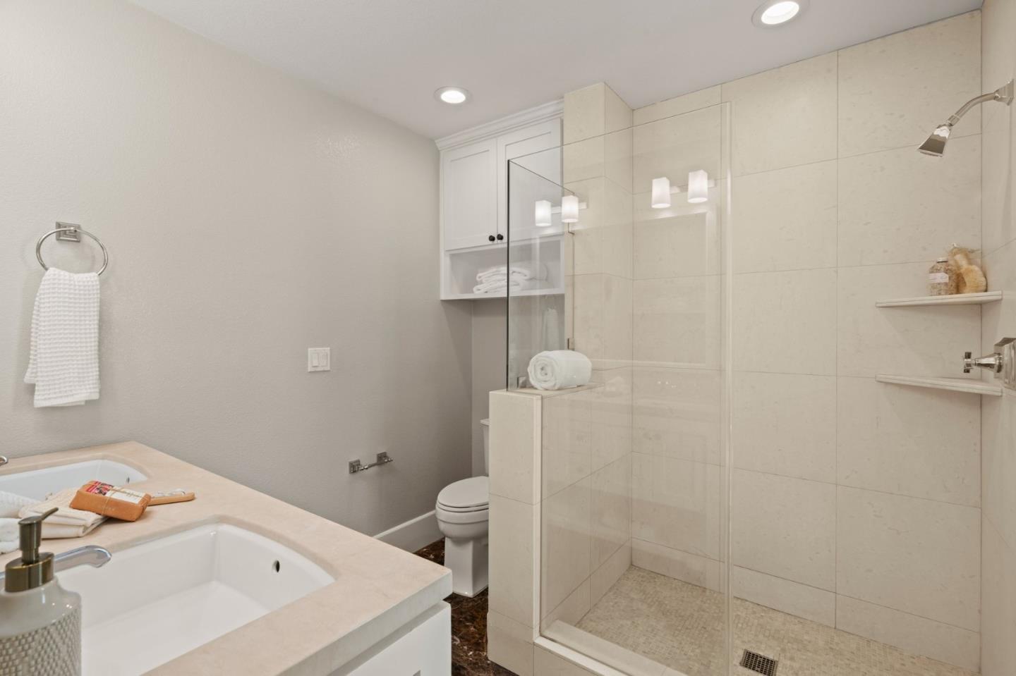 525 Fierro Loop Campbell, CA 95008 - Photo 34 of 48 a bathroom with a sink toilet and shower