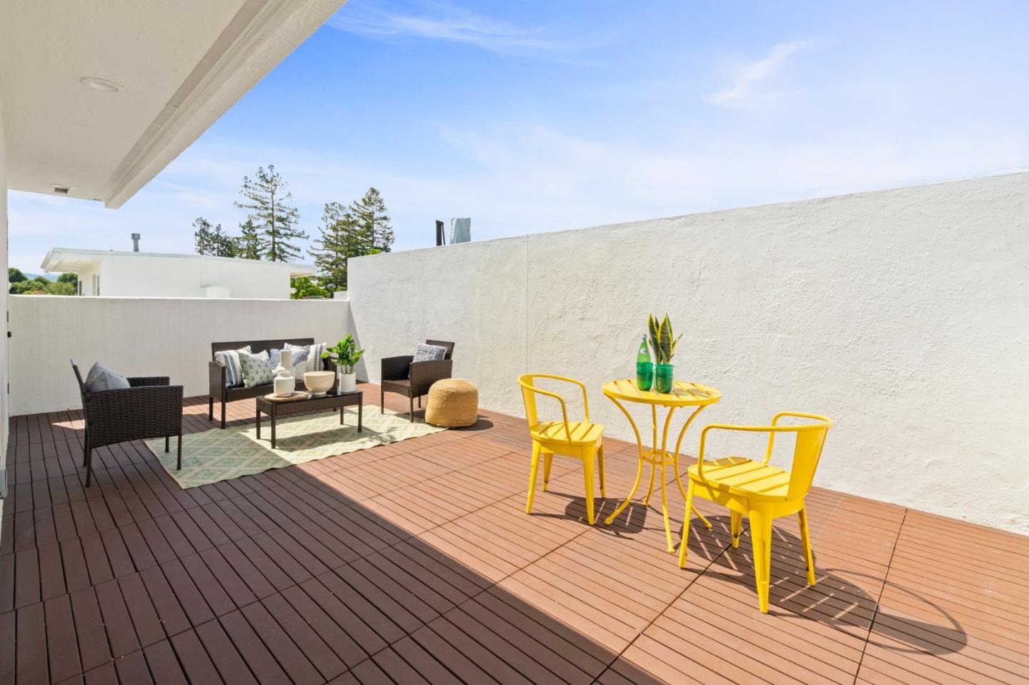 525 Fierro Loop Campbell, CA 95008 - Photo 37 of 48 a view of a chairs and table on the deck with wooden floor