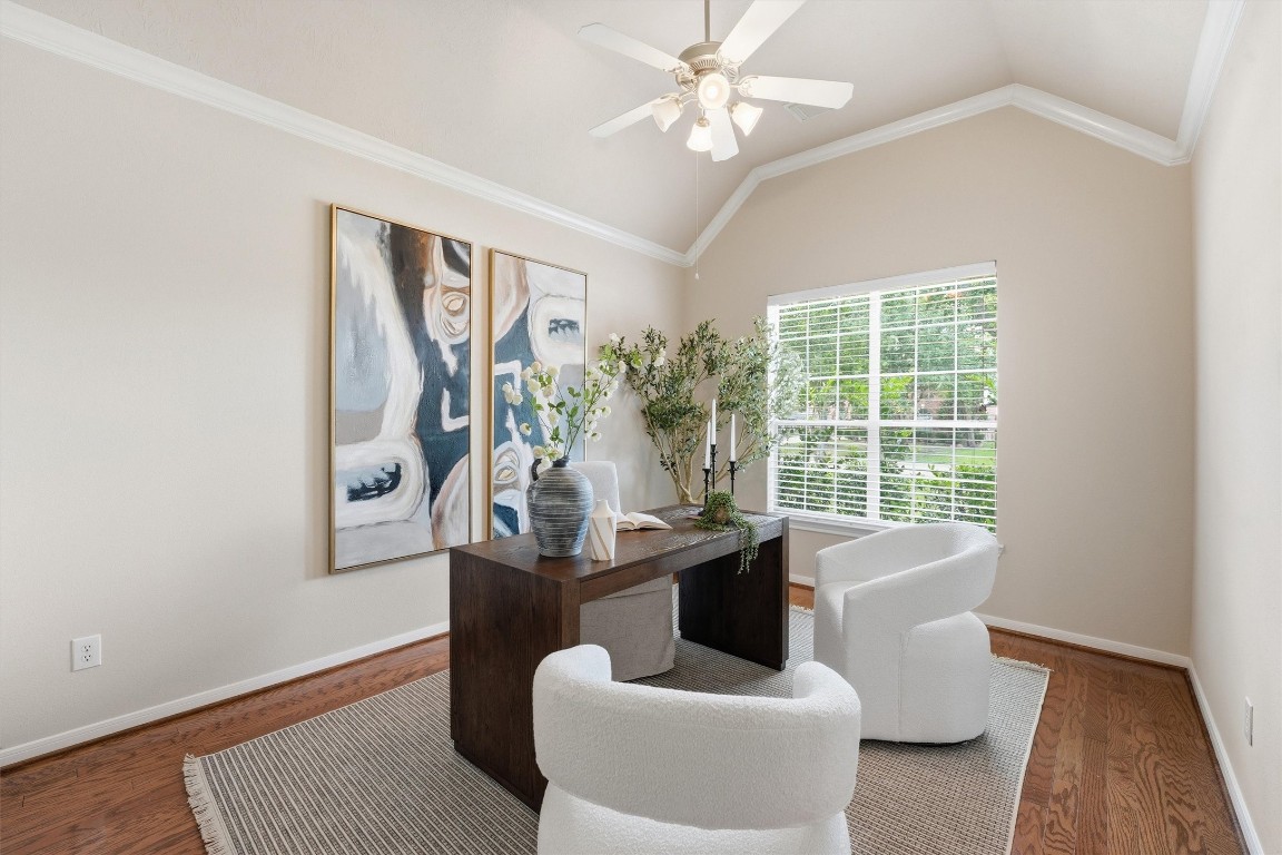17415 Memorial Mills Drive Spring, TX 77379 - Photo 4 of 37 a living room with furniture and a large window