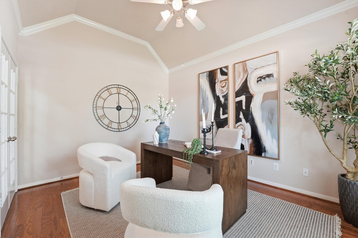 17415 Memorial Mills Drive Spring, TX 77379 - Photo 10 of 37 a living room with furniture a rug and white walls