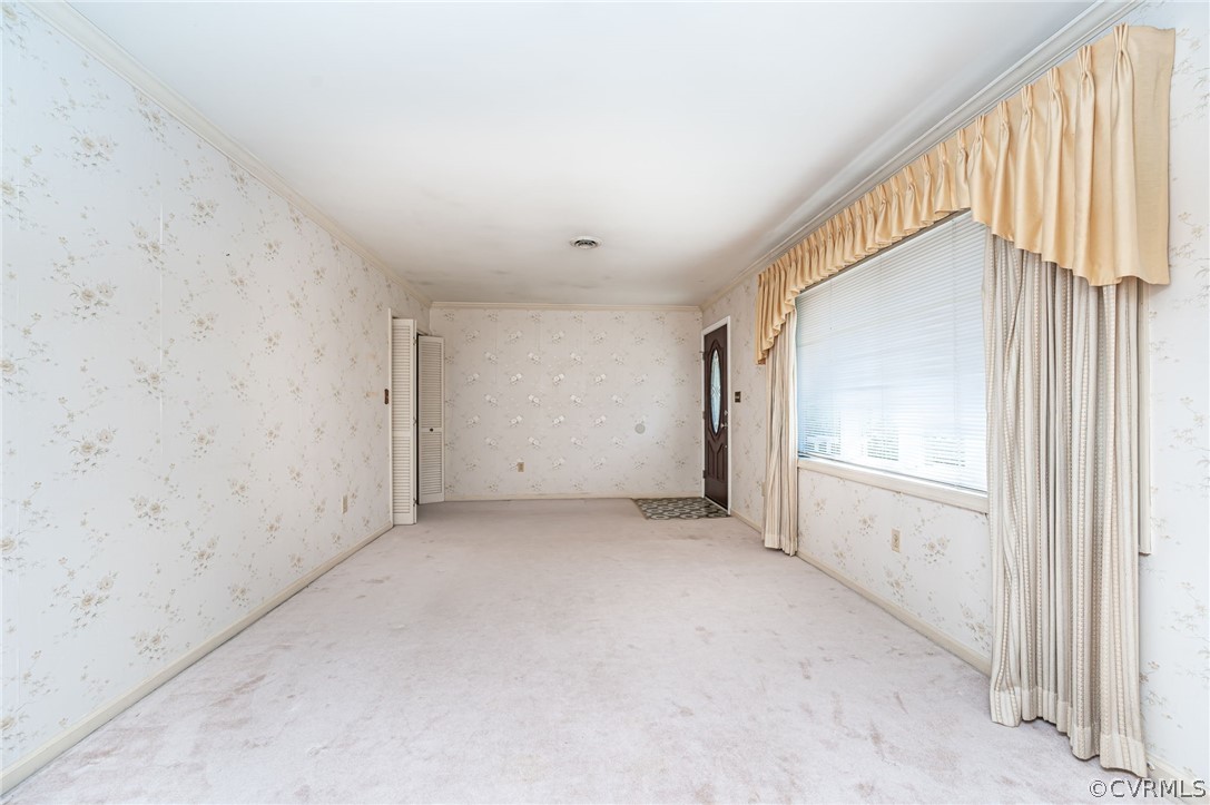 531 Huntington Road Colonial Heights, VA 23834 - Photo 5 of 25 Formal living room view from the formal dining roo