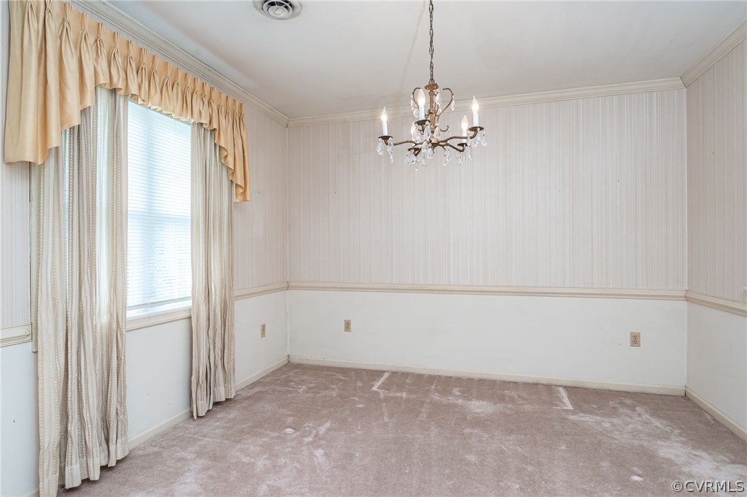 531 Huntington Road Colonial Heights, VA 23834 - Photo 7 of 25 Formal dining room view from the formal living roo