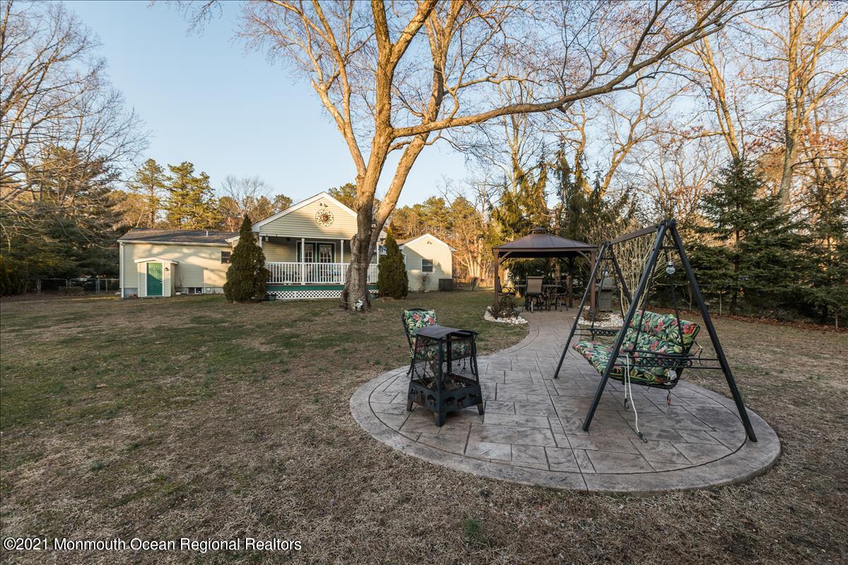 322 South Stump Tavern Road Jackson, NJ 08527 - Photo 30 of 47 Backyard w/ 3 Paver Patios
