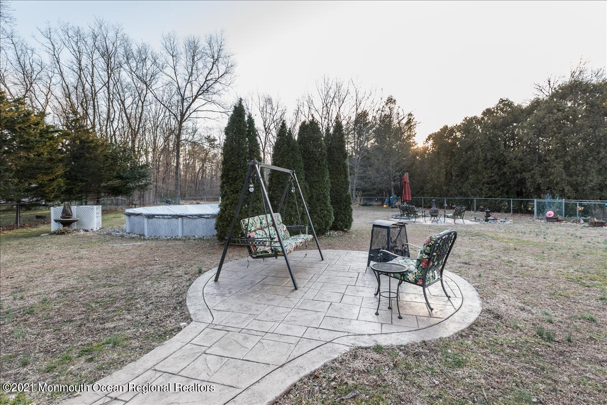 322 South Stump Tavern Road Jackson, NJ 08527 - Photo 31 of 47 Backyard w/ 3 Paver Patios