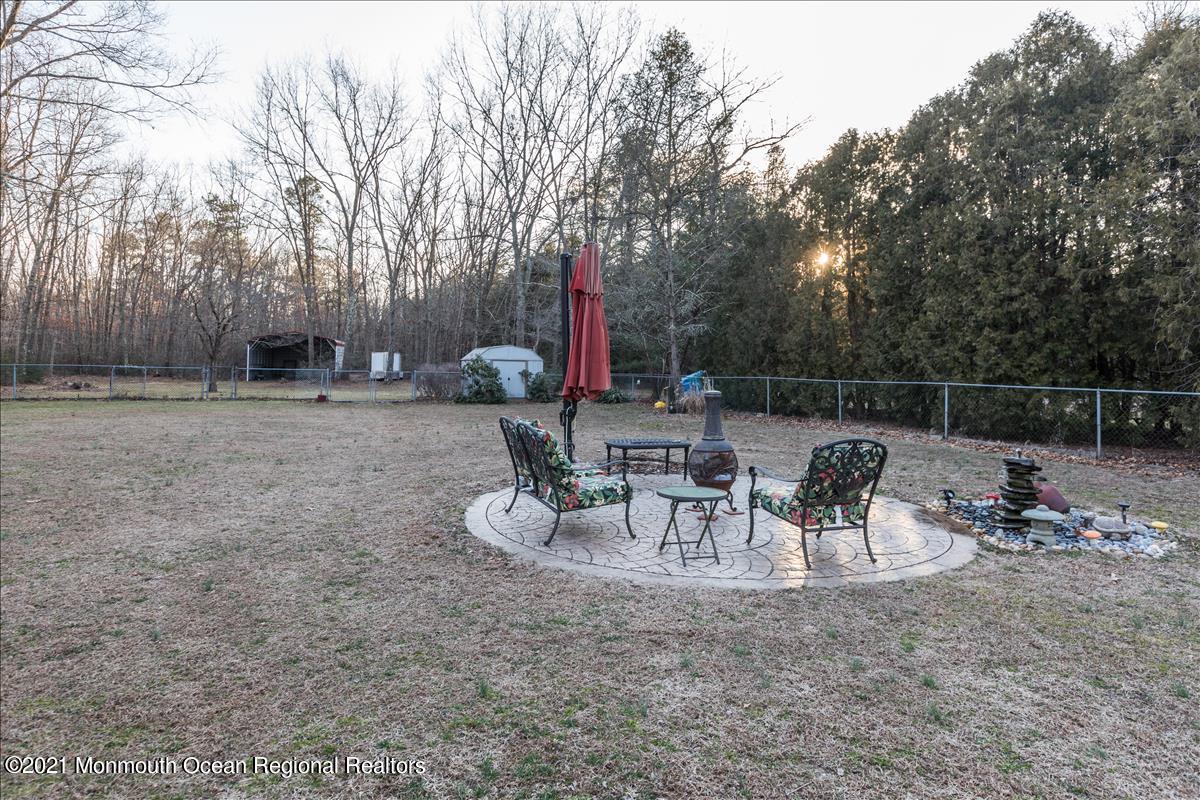 322 South Stump Tavern Road Jackson, NJ 08527 - Photo 33 of 47 Backyard w/ 3 Paver Patios