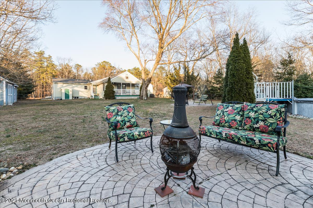 322 South Stump Tavern Road Jackson, NJ 08527 - Photo 34 of 47 Backyard w/ 3 Paver Patios
