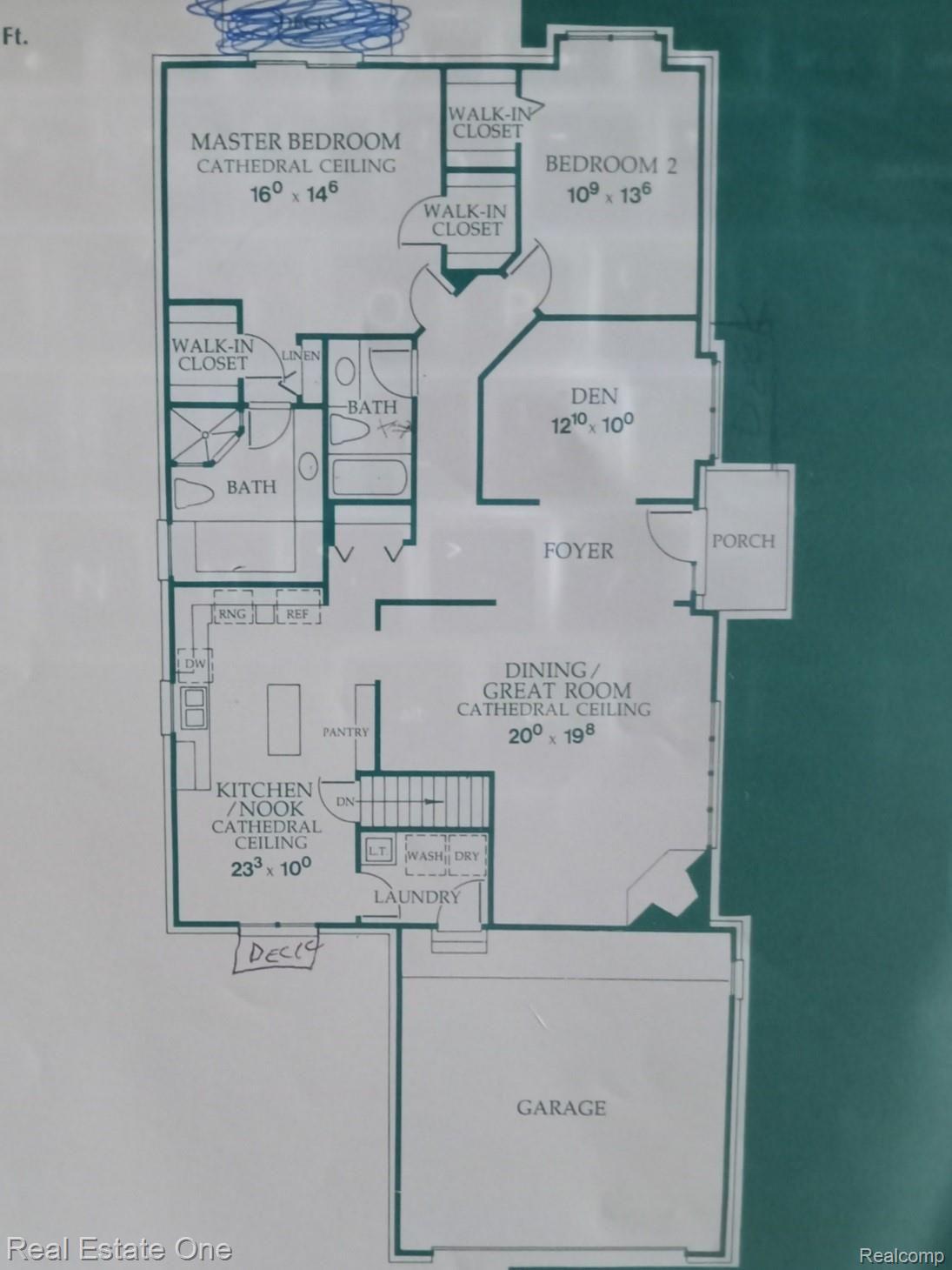 21951 Lancrest Court, Unit 294 Farmington, MI 48335 - Photo 42 of 43 The Actual Floor plan of the unit for sale is the mirror image of this layout(see next view).
