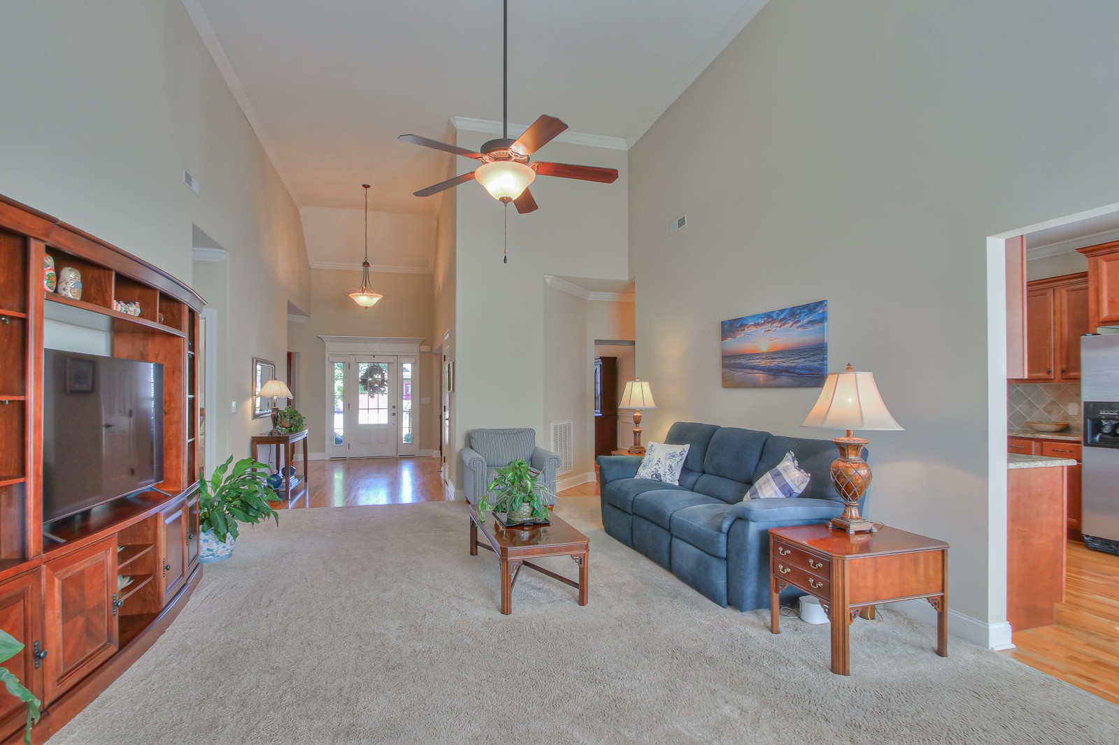 3028 Sakari Circle Spring Hill, TN 37174 - Photo 12 of 46 a living room with furniture a flat screen tv and a window