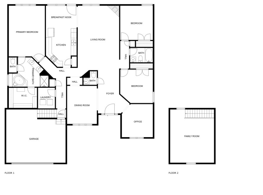 3028 Sakari Circle Spring Hill, TN 37174 - Photo 3 of 46 a picture of a floor plan