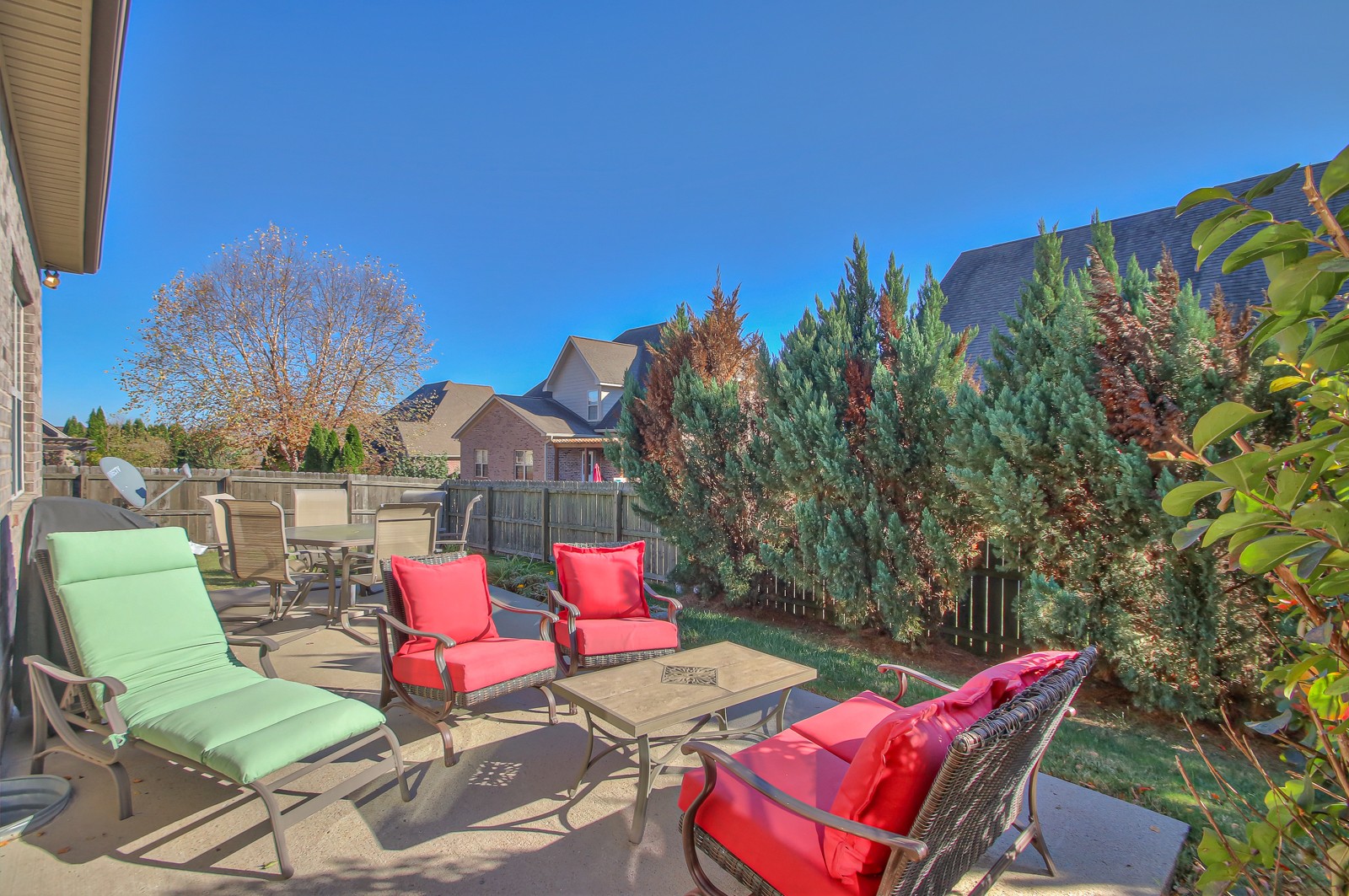 3028 Sakari Circle Spring Hill, TN 37174 - Photo 43 of 46 a view of a chairs and table in patio