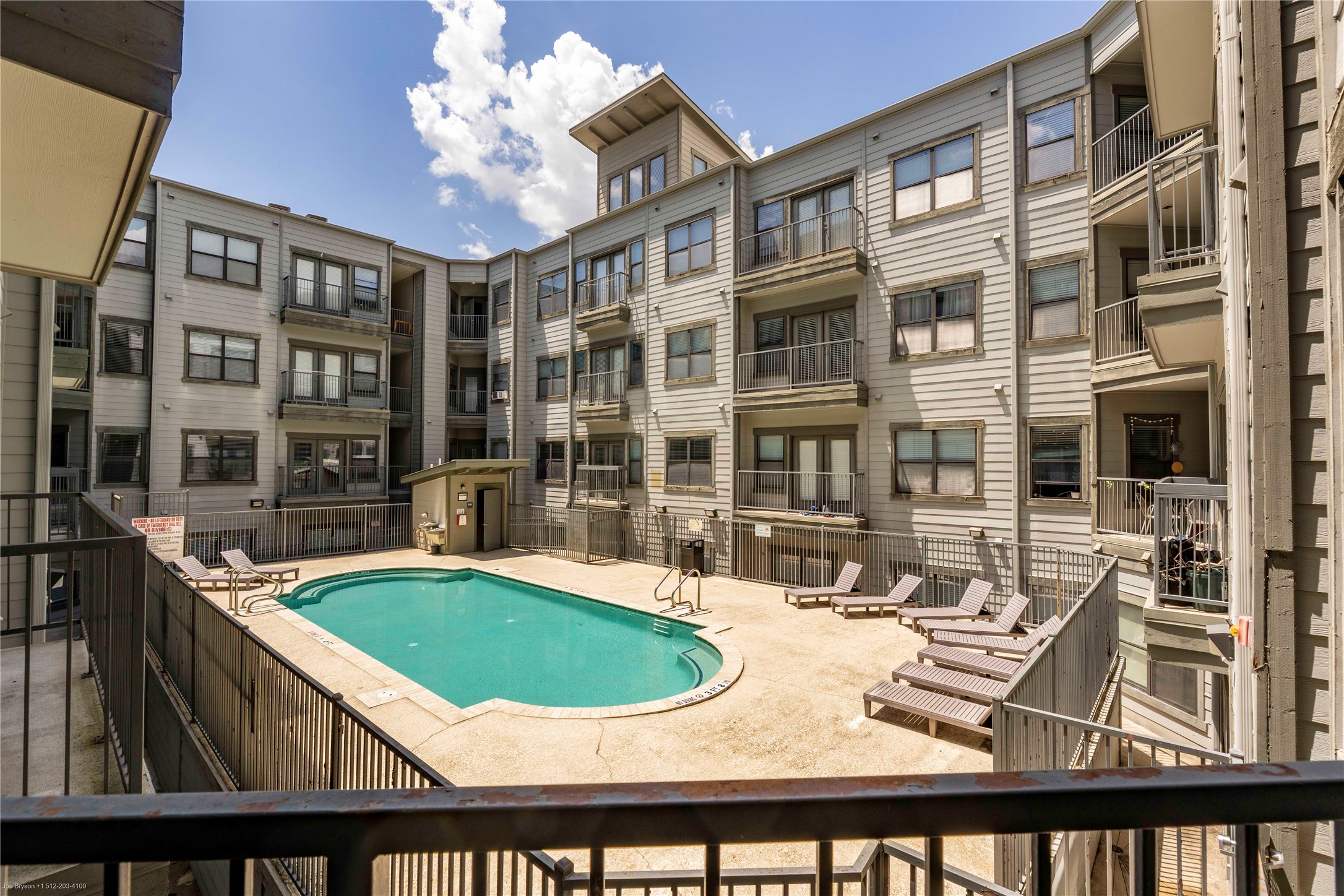 2502 Leon Street, Unit 305 Austin, TX 78705 - Photo 13 of 26 View off covered balcony