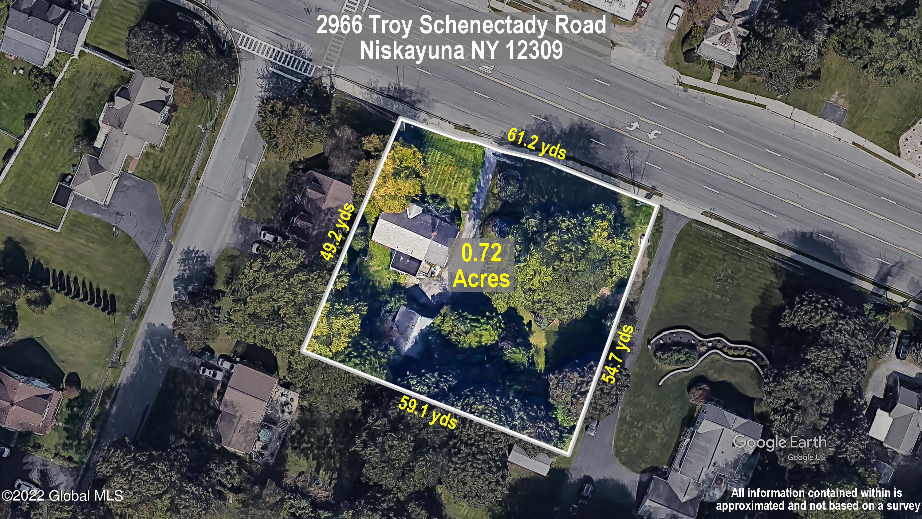 2966 Troy Schenectady Road Niskayuna, NY 12309 - Photo 2 of 41 Property Overlay with Dimensions