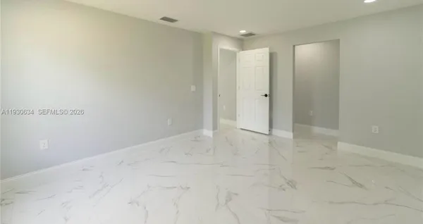 a view of an empty room